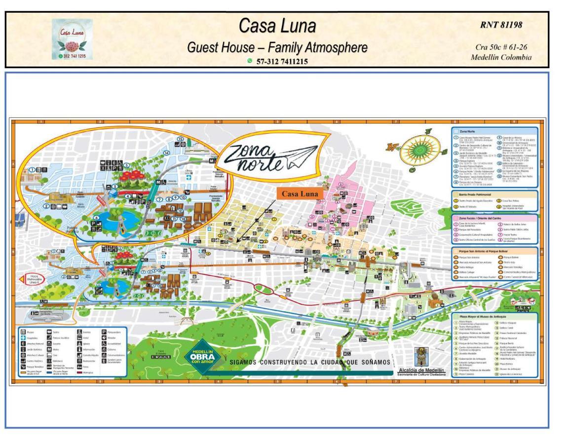 Casa Luna -Estrategica Ubicacion- Medellin Bagian luar foto