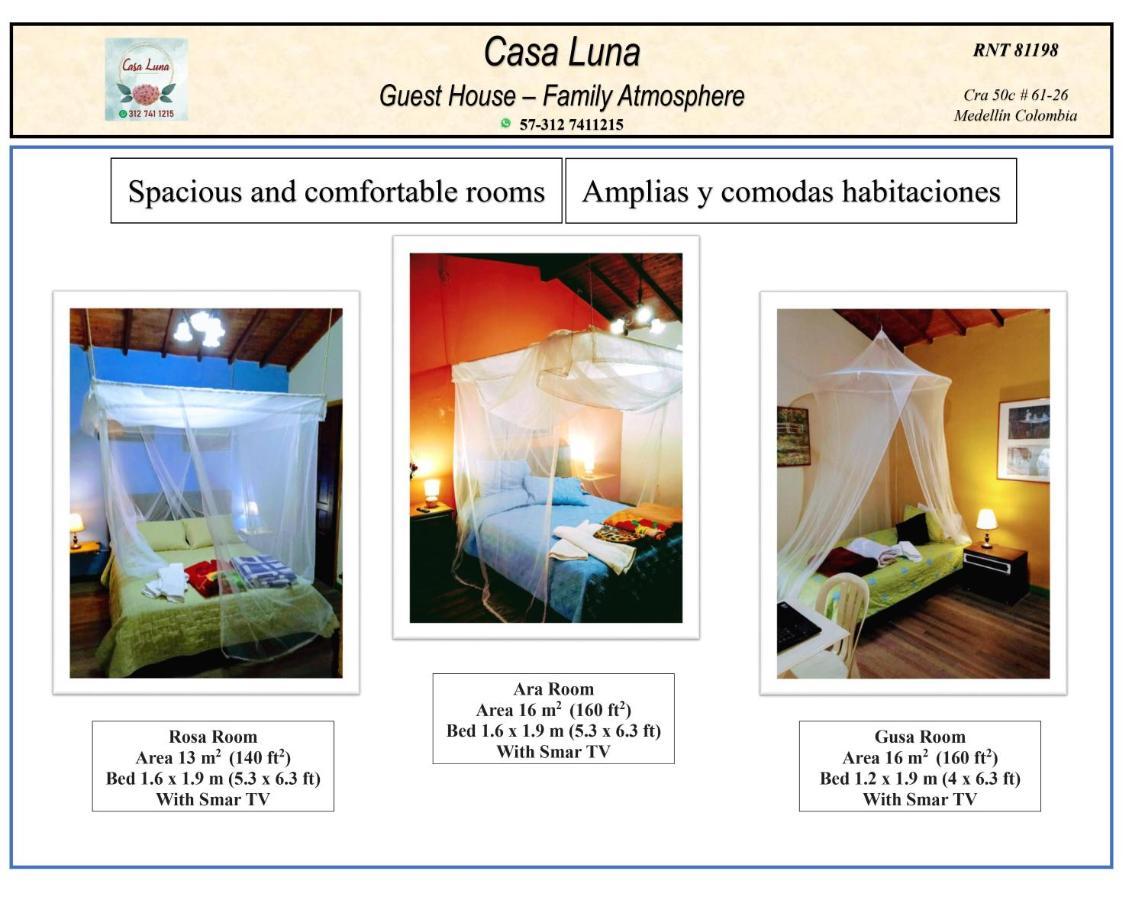 Casa Luna -Estrategica Ubicacion- Medellin Bagian luar foto
